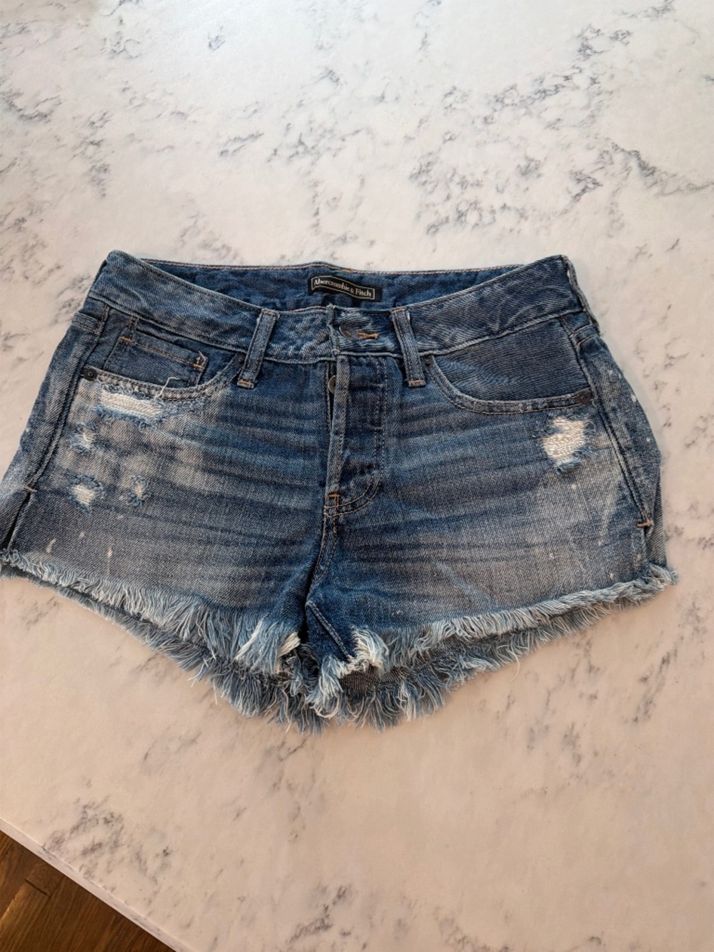 Women’s Distressed Jean Shorts from Abercrombie & Fitch